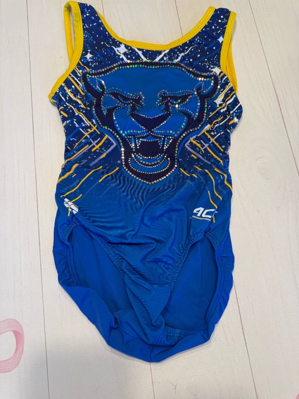 Sylvia P University of Pittsburgh Gymnastics Leotard size XS